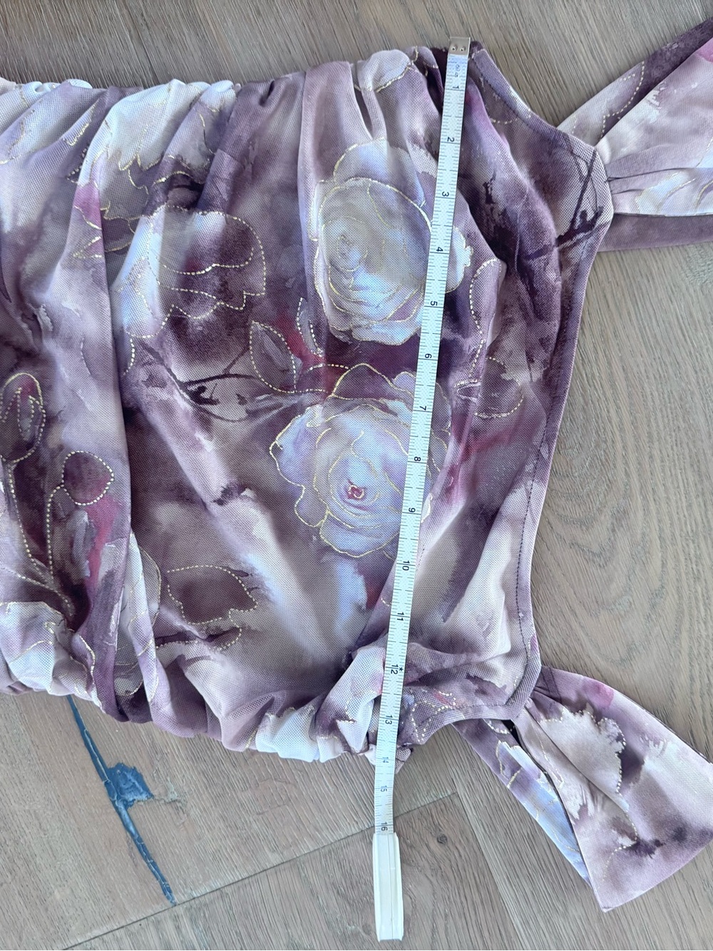 NWT-Baltic Born Amelia Tank Maxi Elegant Mauve Floral Sleek Evening Dress - Picture 8 of 11